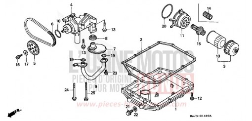 POMPE A HUILE ST1100T de 1996